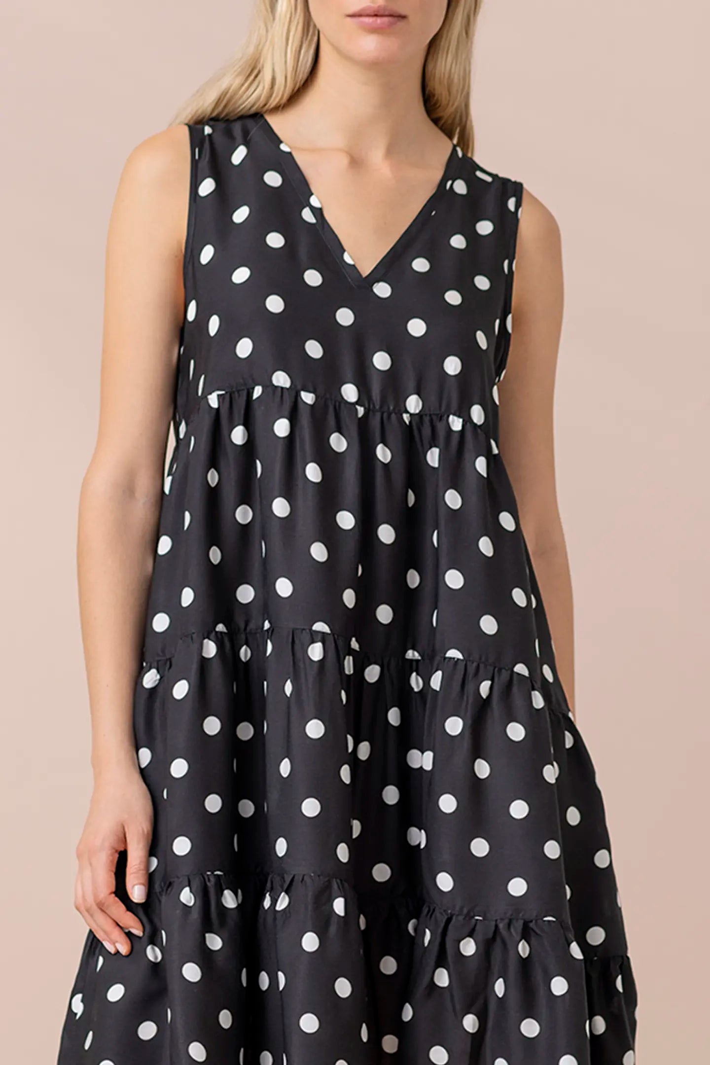 Abito corto donna spalla larga viscosa