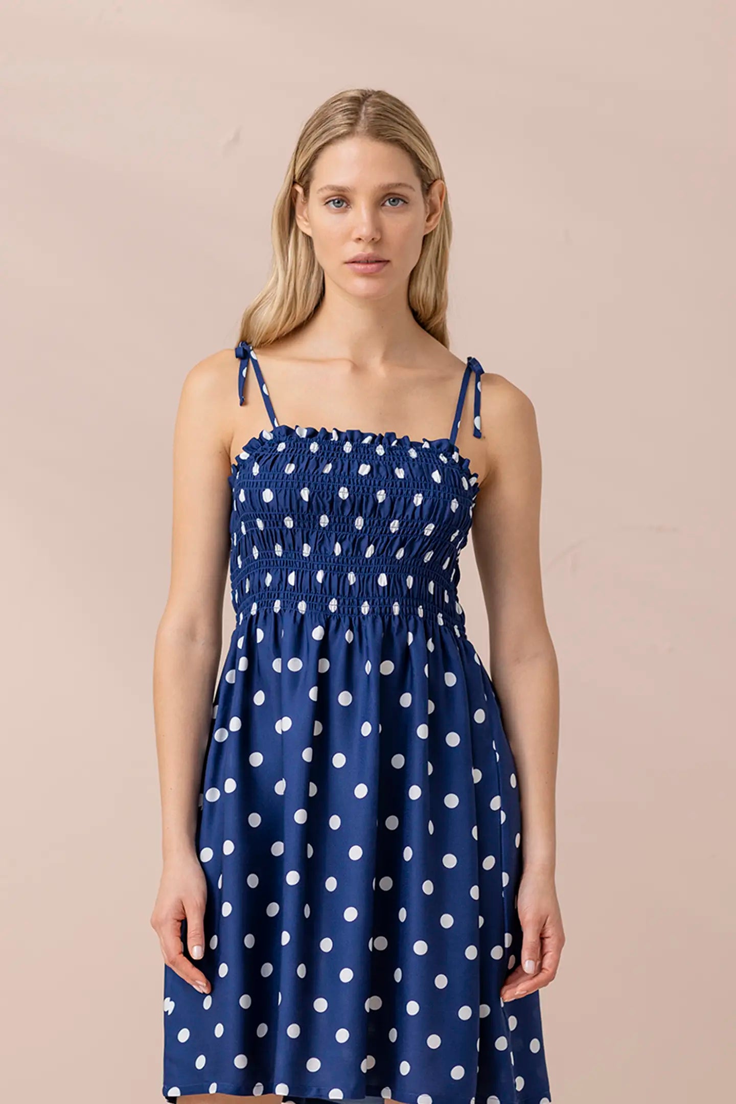 Abitino donna in viscosa a bretellina