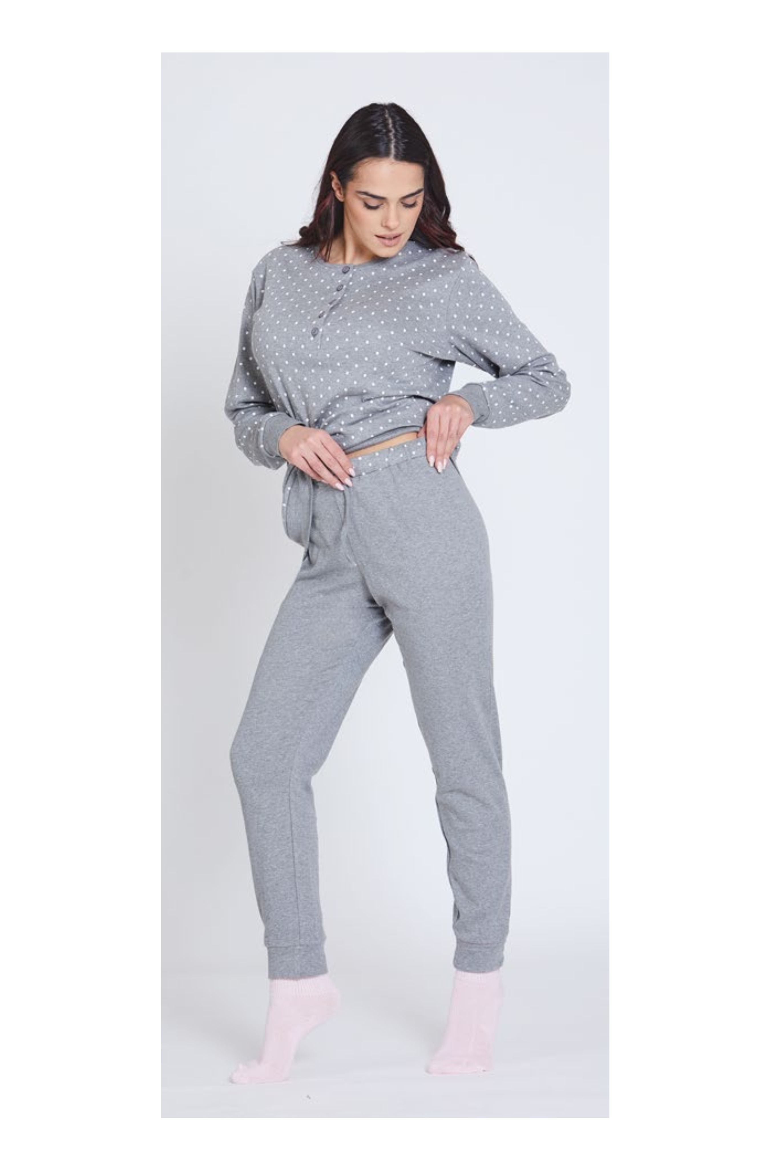 Pigiama da donna in caldo cotone