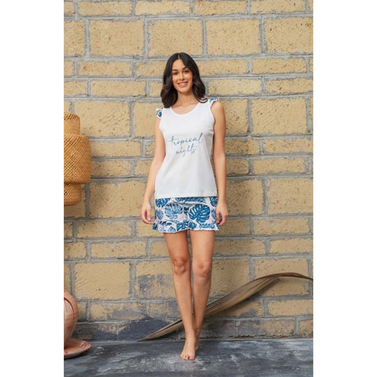 Pigiama donna canotta e pantaloncino