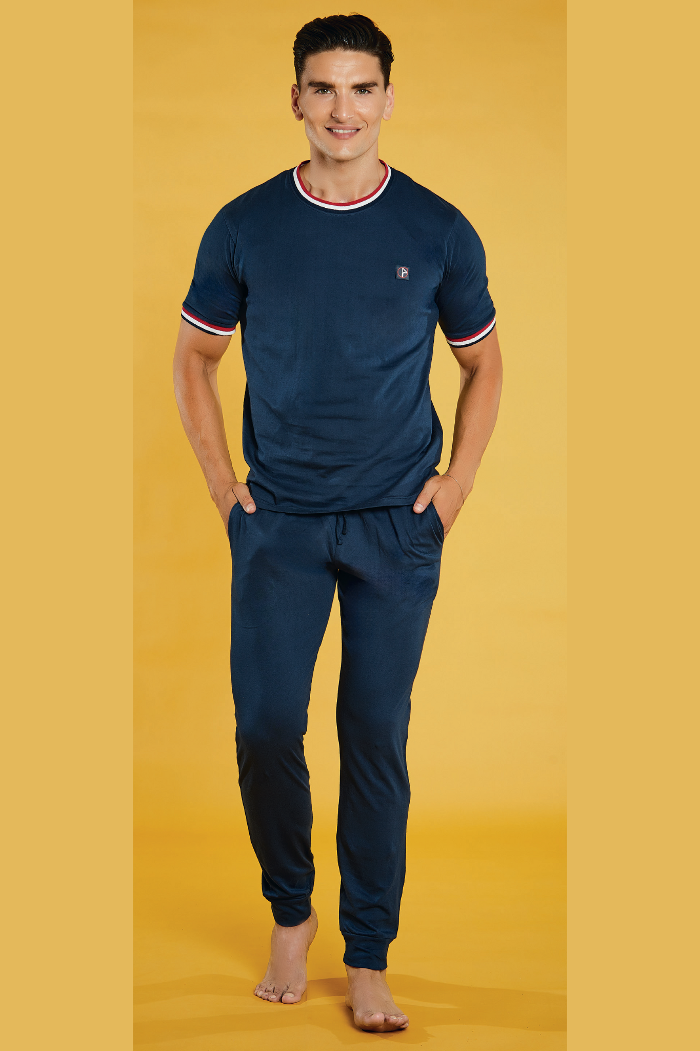 Pigiama uomo Manica corta e pantalone lungo