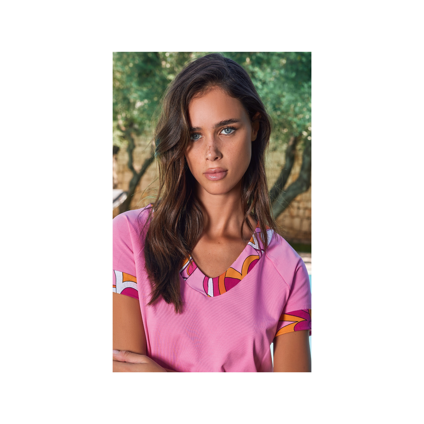 Pigiama donna mezza manica con pantalone lungo