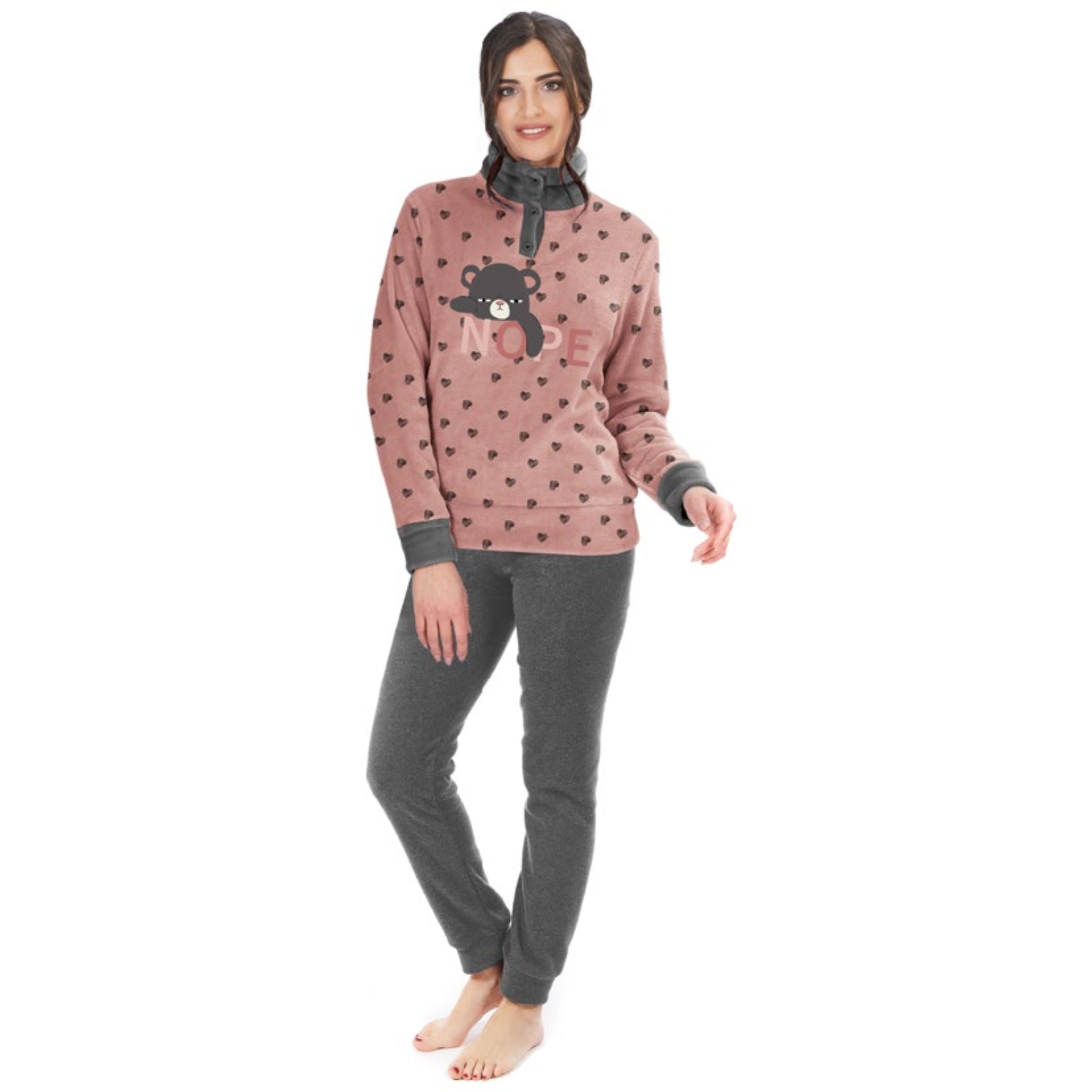 Pigiama da donna in coral