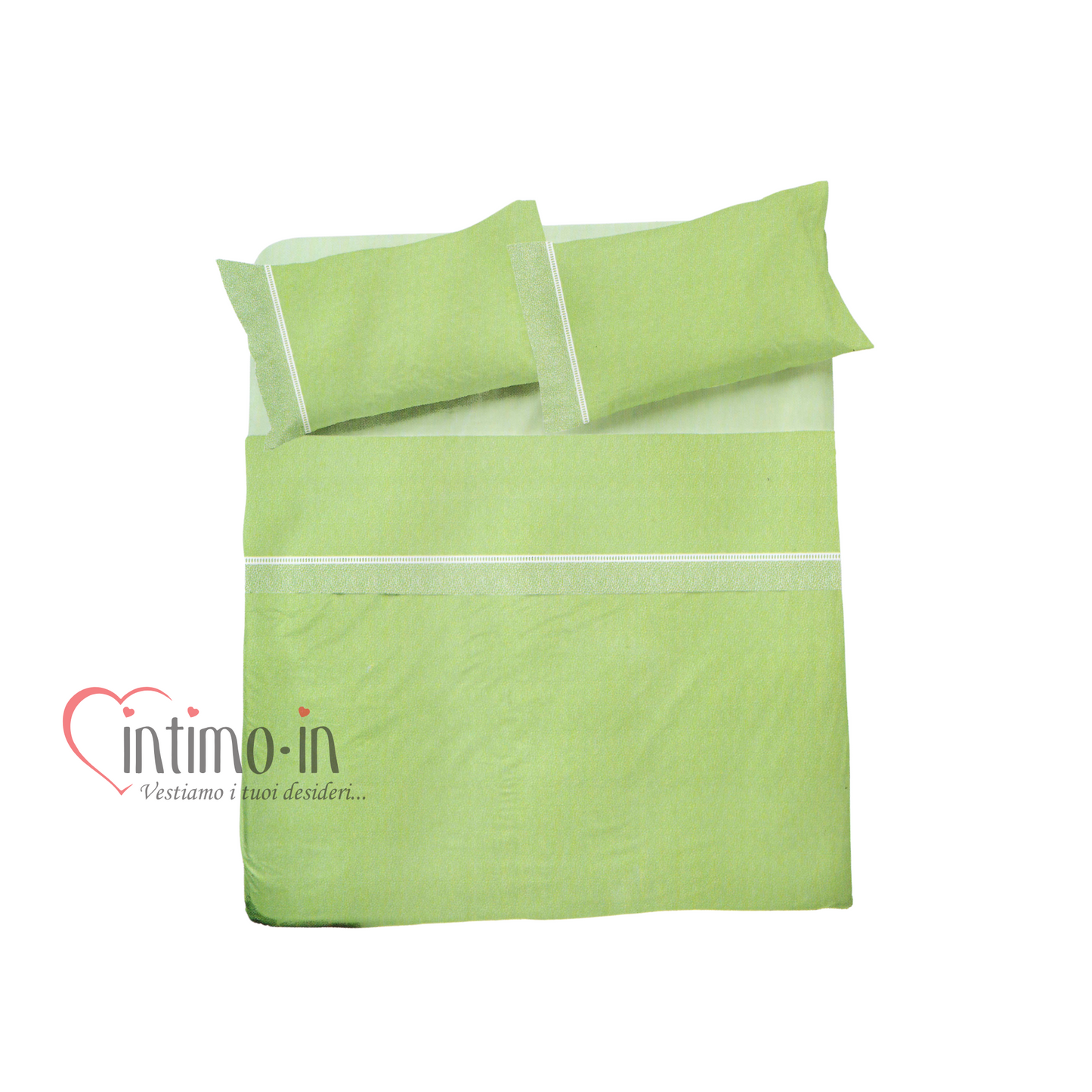 Completo letto in puro cotone linea Venere disegno Crono