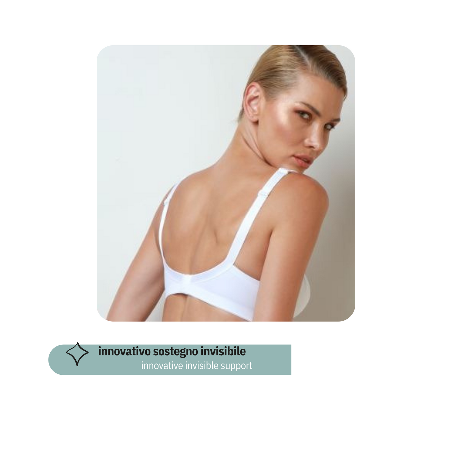 Reggiseno preformato senza ferretto