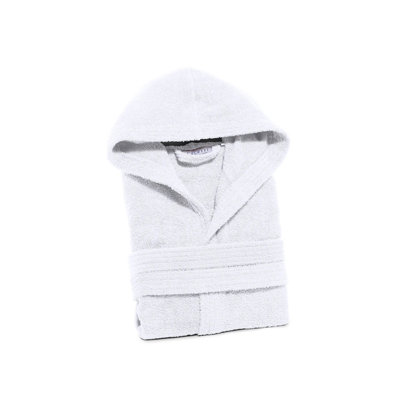 Accappatoio in Spugna di cotone Con Cappuccio Caleffi Minorca Unisex