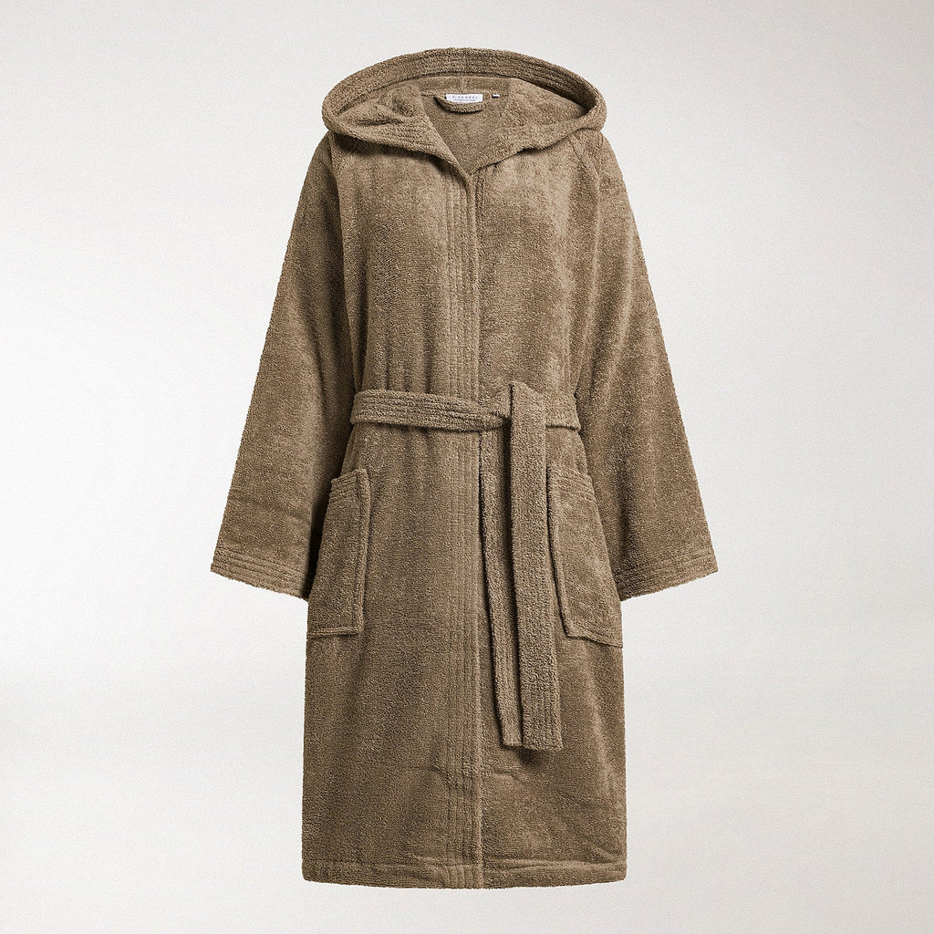 Accappatoio Unisex in Spugna di cotone con cappuccio - Minorca