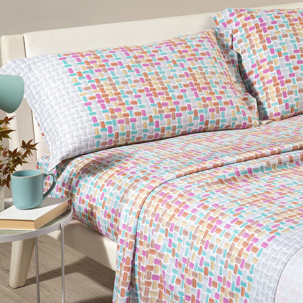 Completo Lenzuola Deva in Flanella