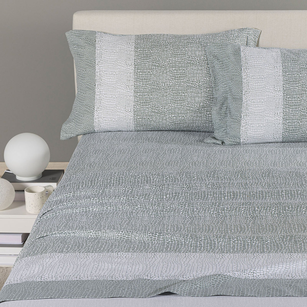 Completo letto in flanella Nives — Matrimoniale