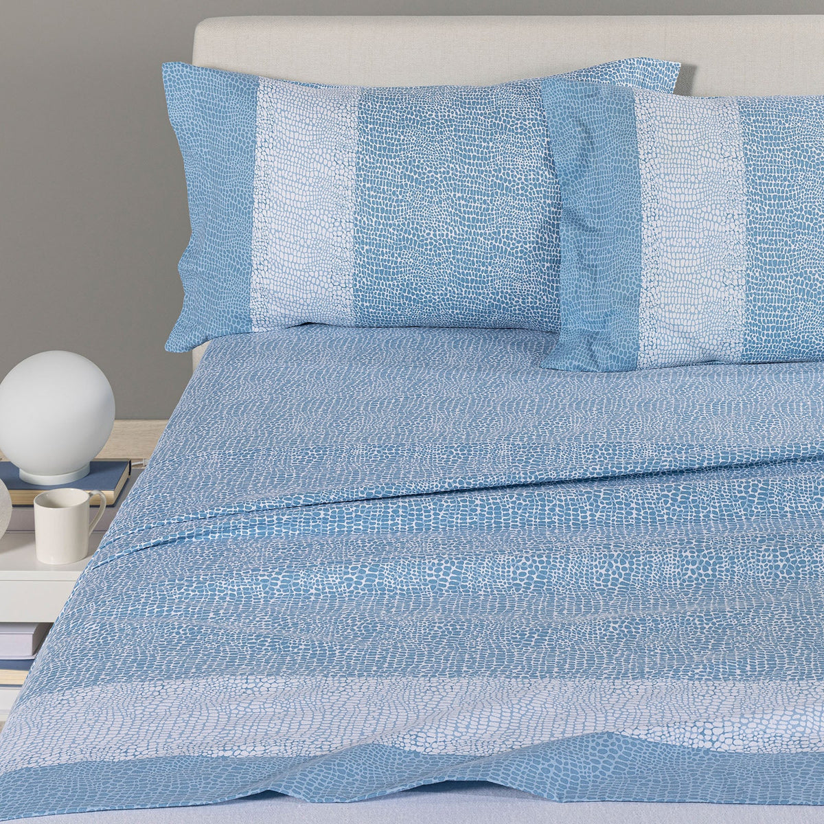 Completo letto in flanella Nives — Matrimoniale