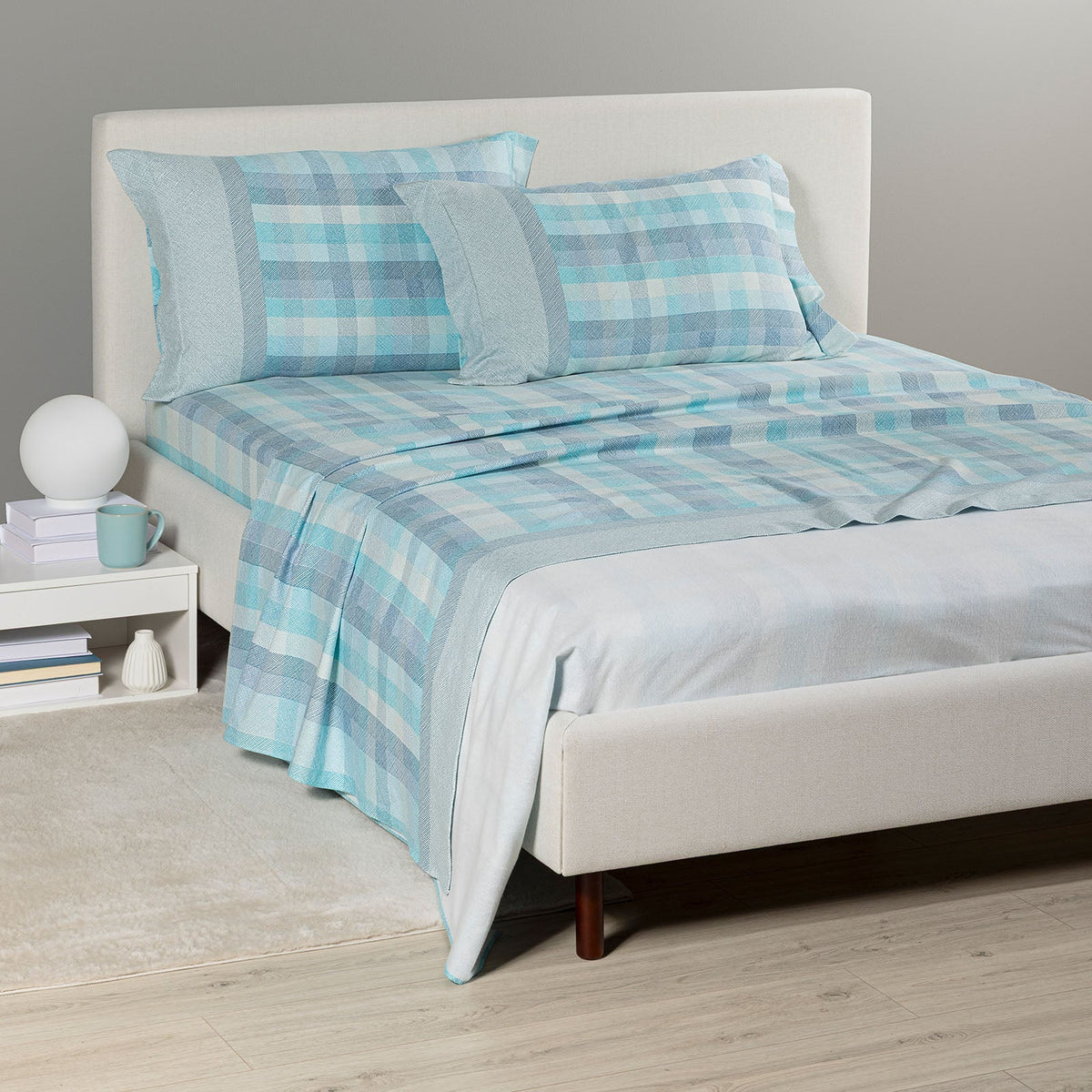 Completo letto in flanella Aspen — Matrimoniale