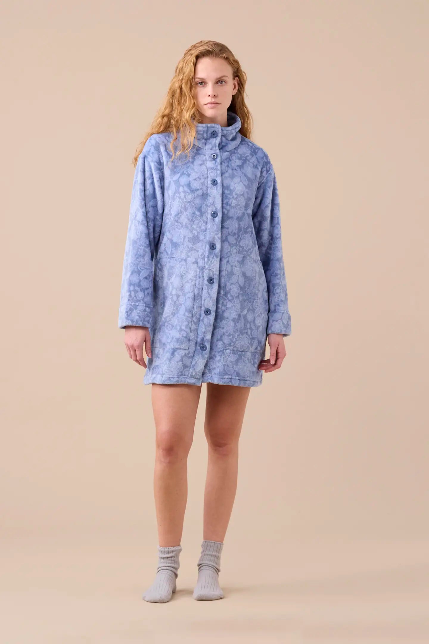 Vestaglia donna invernale in coral articolo flory