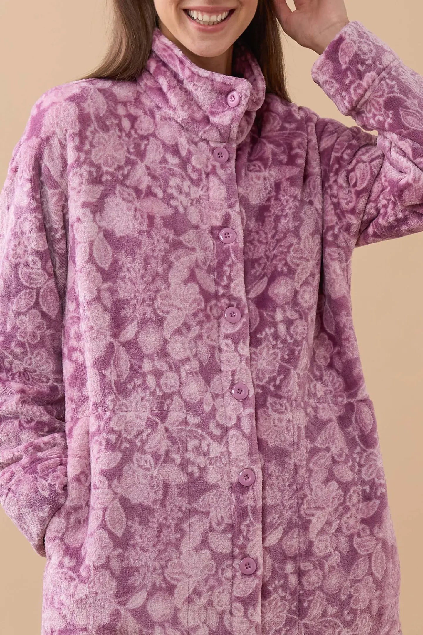 Vestaglia donna invernale in coral articolo flory