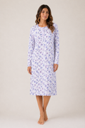 Camicia da notte in cotone Manica lunga