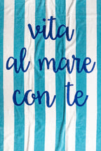 Telo mare in spugna velour rasato 90 x 170 cm colorful.