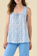 Pigiama donna estivo in cotone articolo bloom.