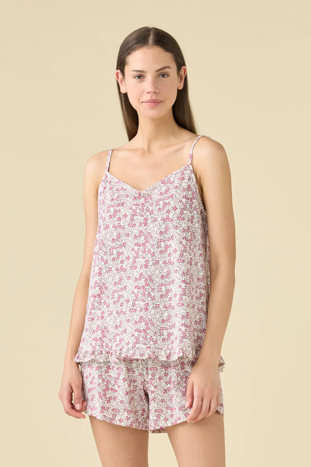Pigiama donna estivo in cotone articolo bloom.