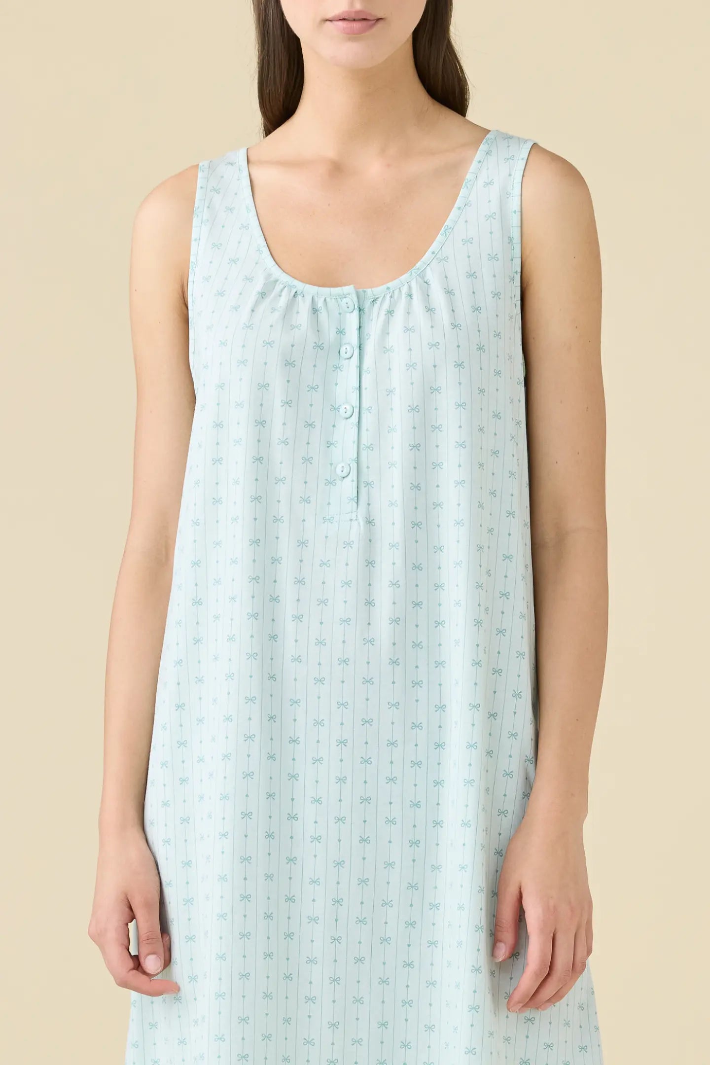 Camicia da notte donna estiva in cotone articolo romantic