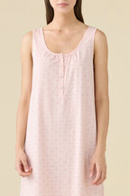 Camicia da notte donna estiva in cotone articolo romantic