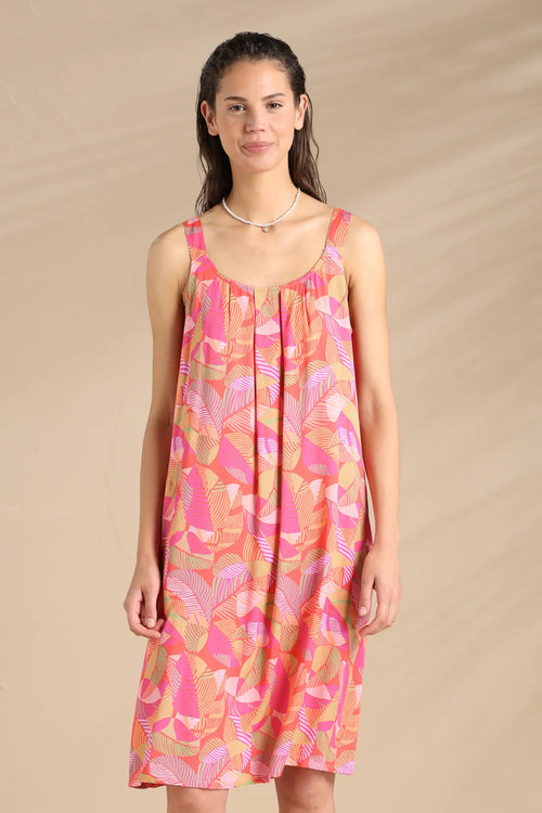 Abito donna estivo in viscosa articolo colorful.