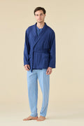 Giacca uomo estiva in cotone articolo navy dot.