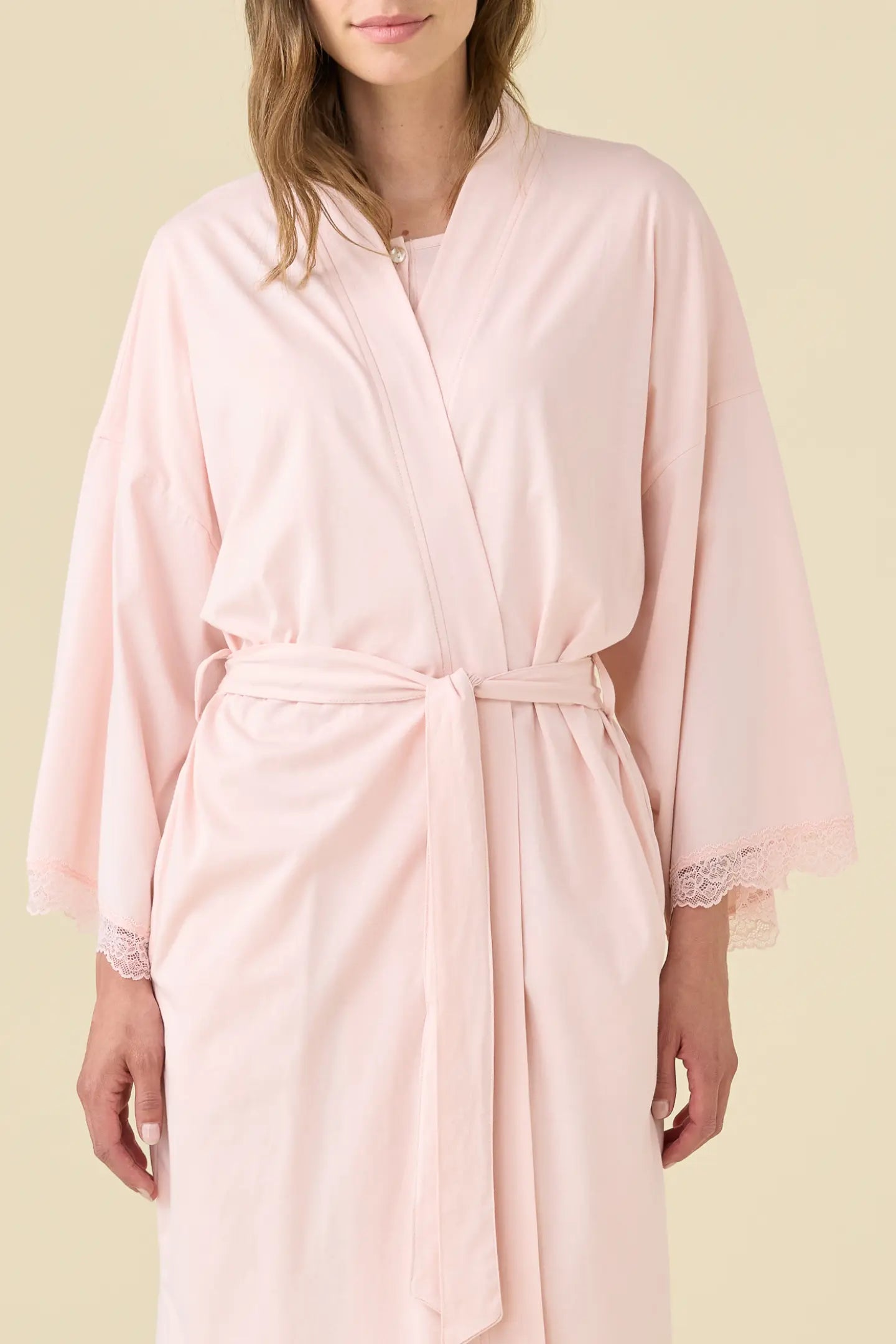 Vestaglia kimono donna estiva in cotone articolo essential.