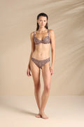 Costume mare donna due pezzi articolo animalier.