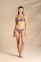 Costume mare donna due pezzi articolo animalier.