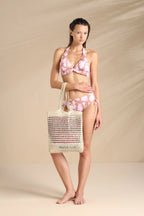 Borsa in paglia articolo amour club.