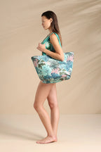 Borsa con chiusura zip articolo tropical