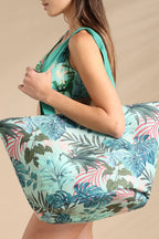 Borsa con chiusura zip articolo tropical