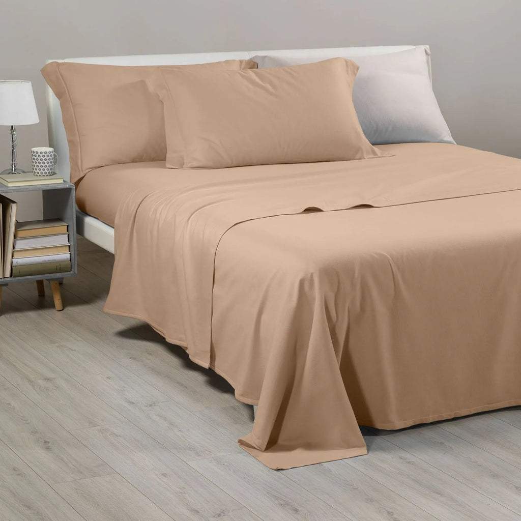 Completo Lenzuola Tinta unita in Flanella