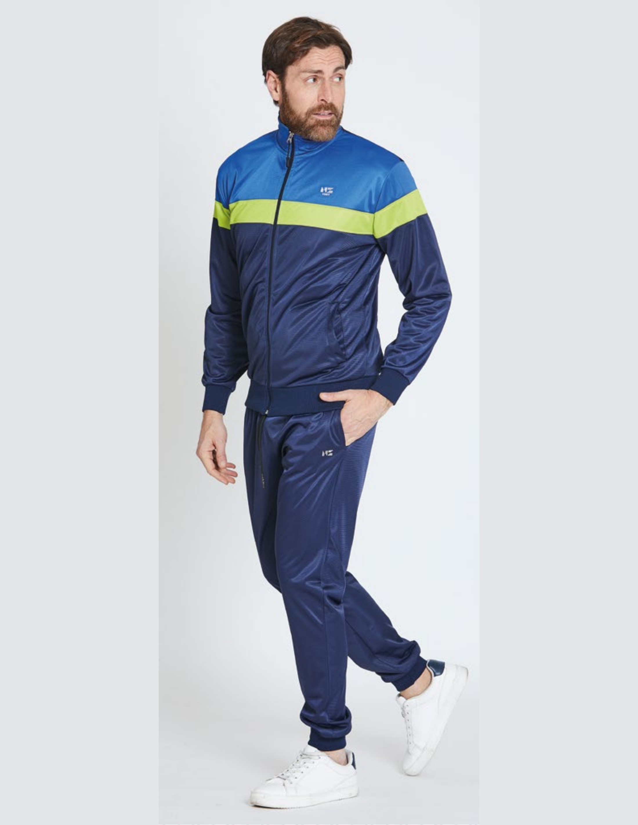 Tuta da uomoa triacetata full zip