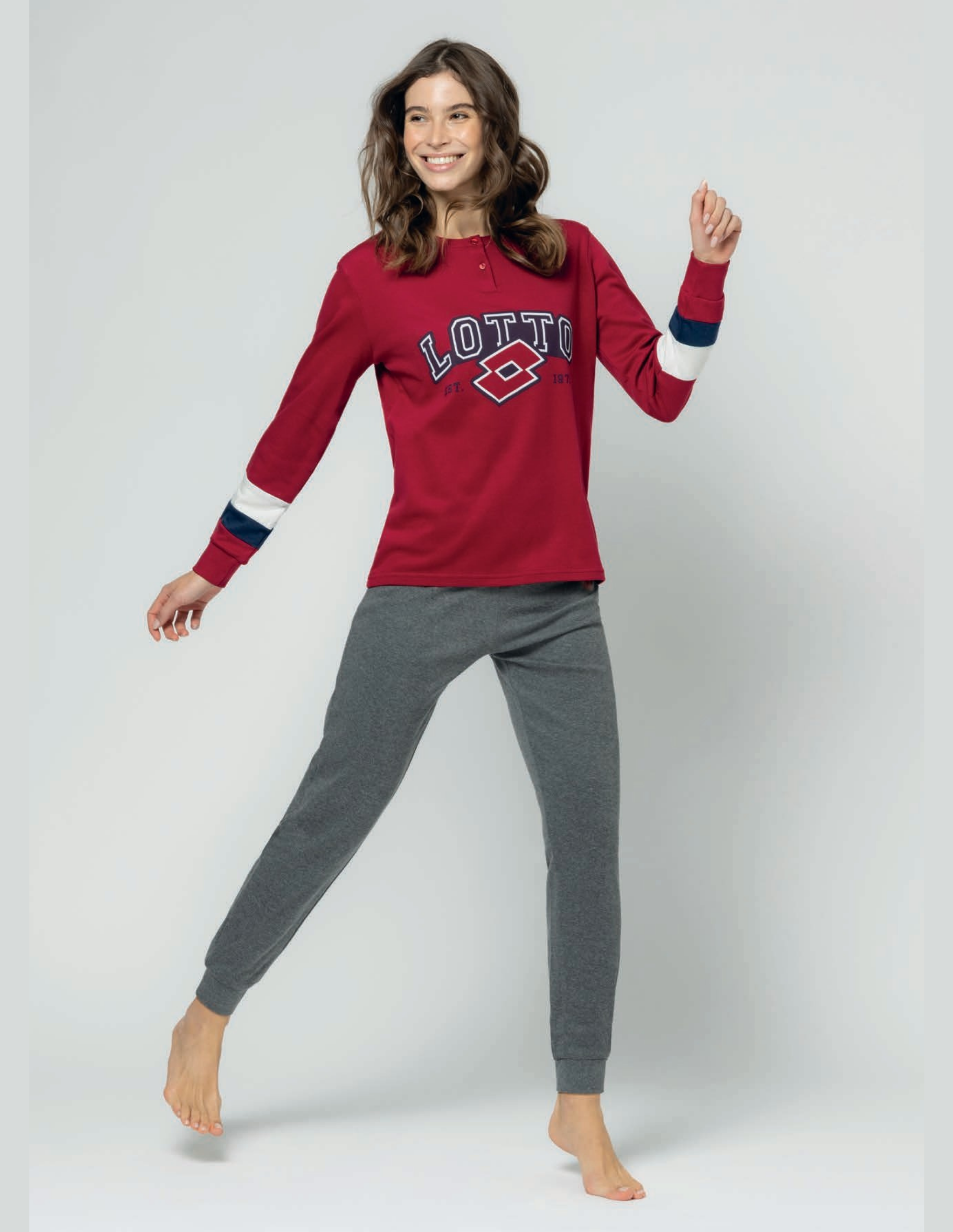 Pigiama da donna in caldo cotone