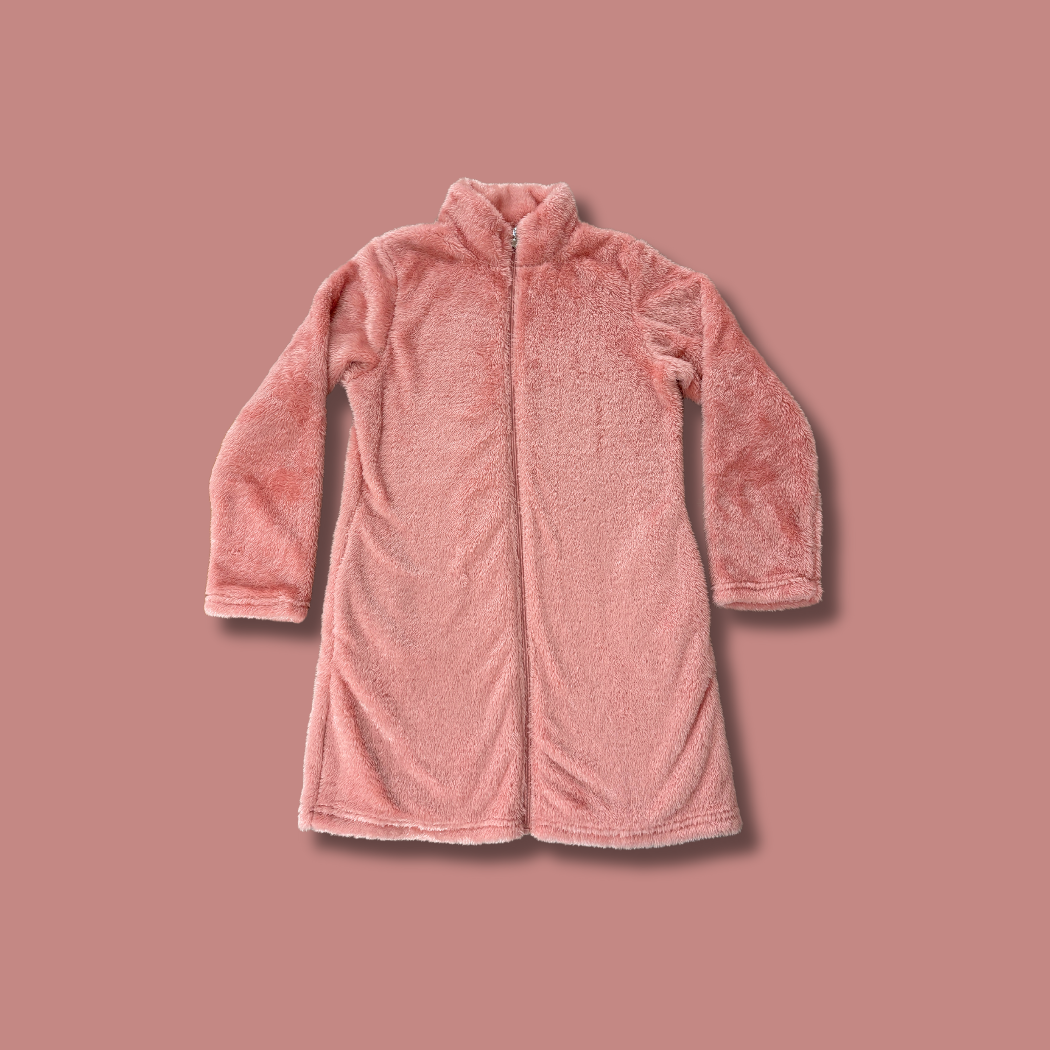 Vestaglia full zip da donna in coral