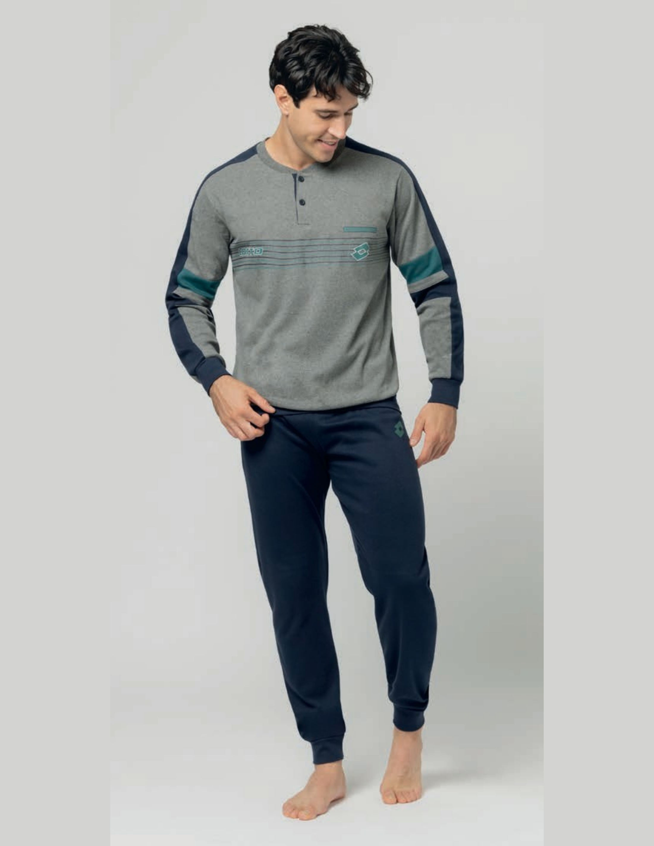 Pigiama da uomo in caldo cotone