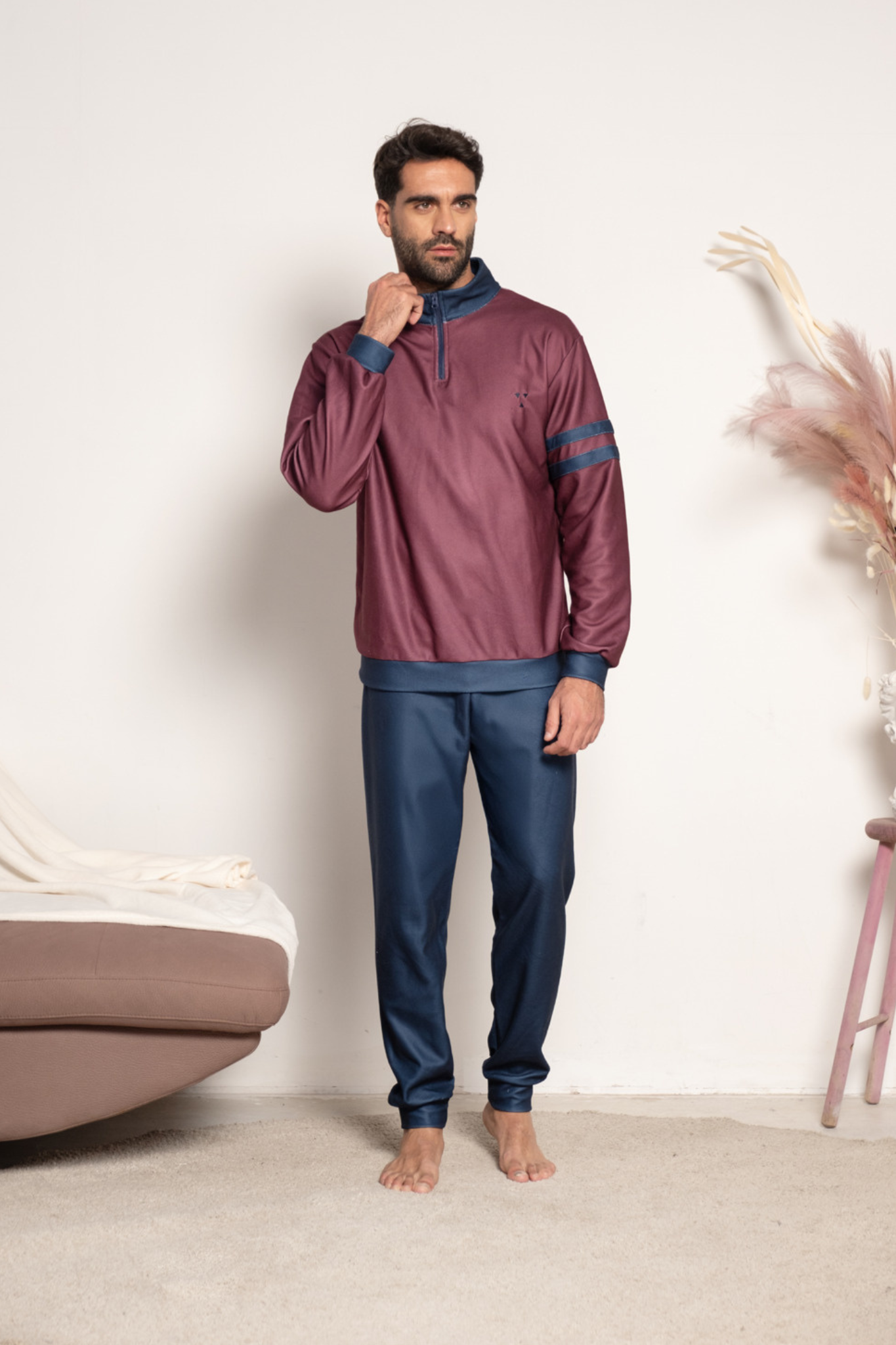 Pigiama da uomo in pile