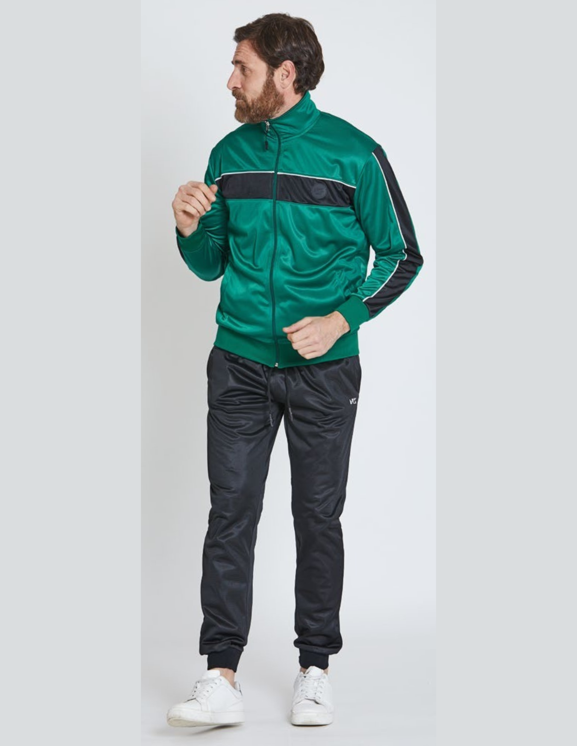 Tuta da uomoa triacetata full zip