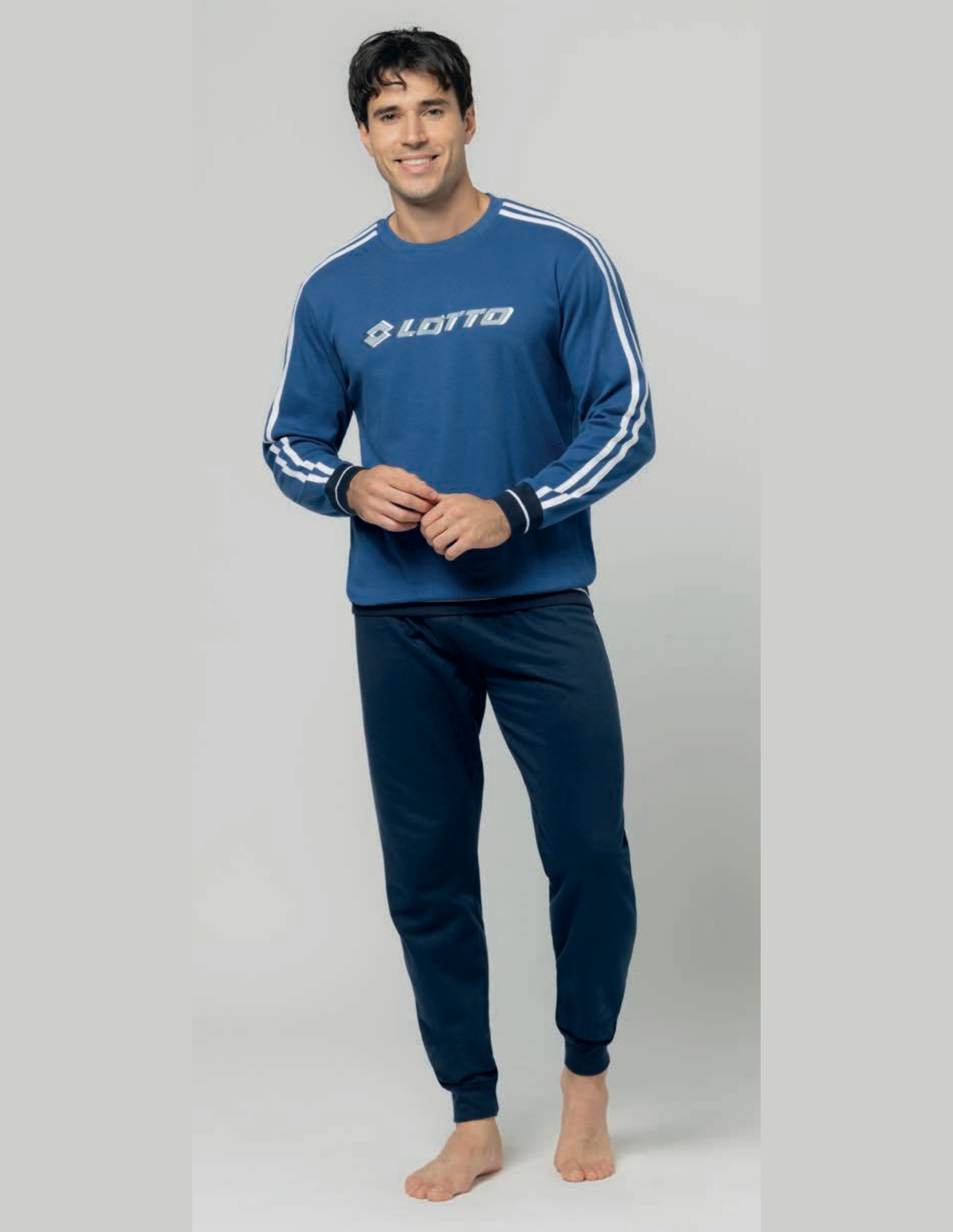 Pigiama da uomo in caldo cotone