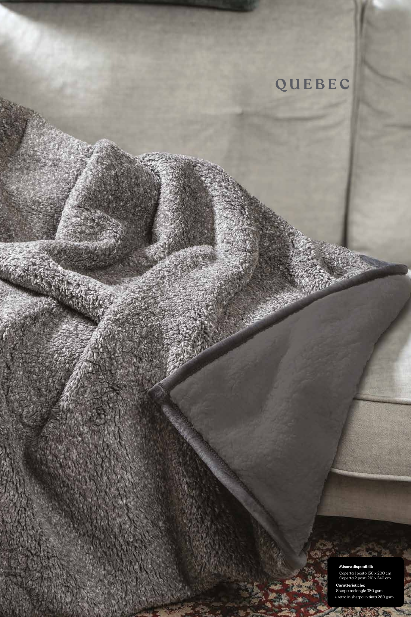 Coperta in coral 1 Posto