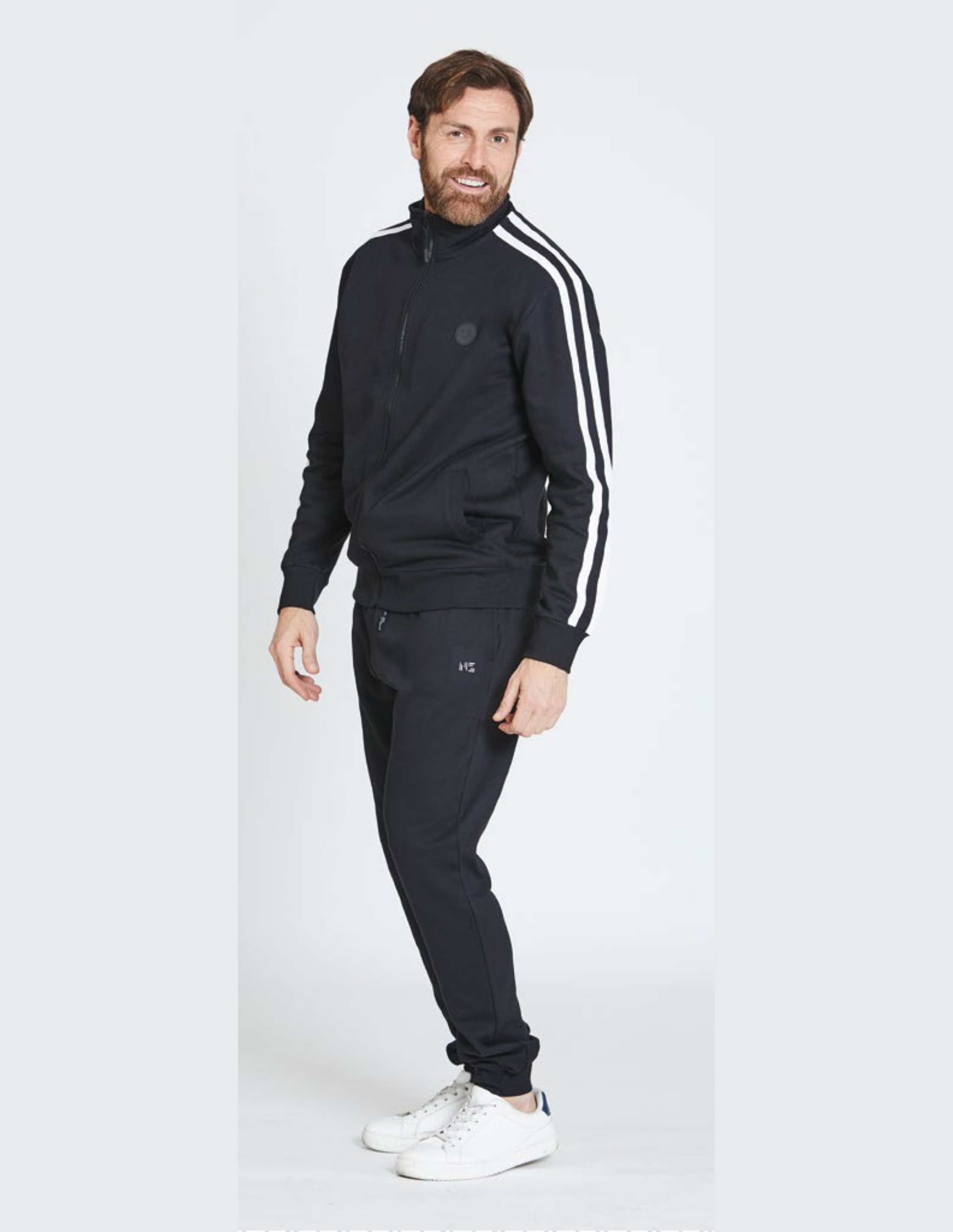 Tuta da uomo in felpa full zip