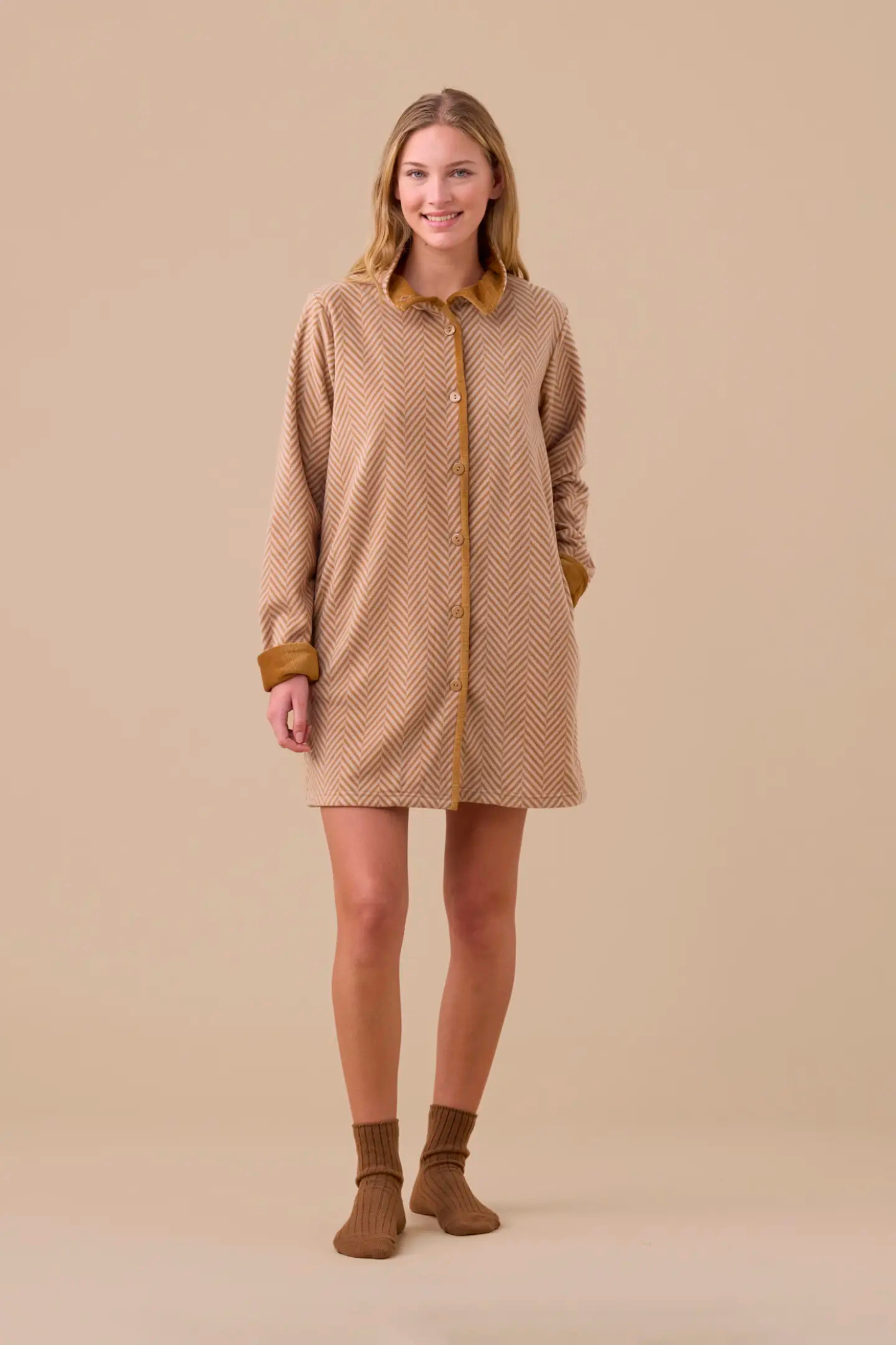 Vestaglia donna micropile articolo velvet.