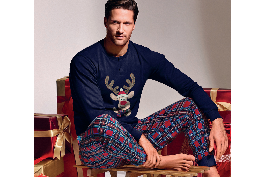 Pigiama Natalizio da uomo in caldo cotone