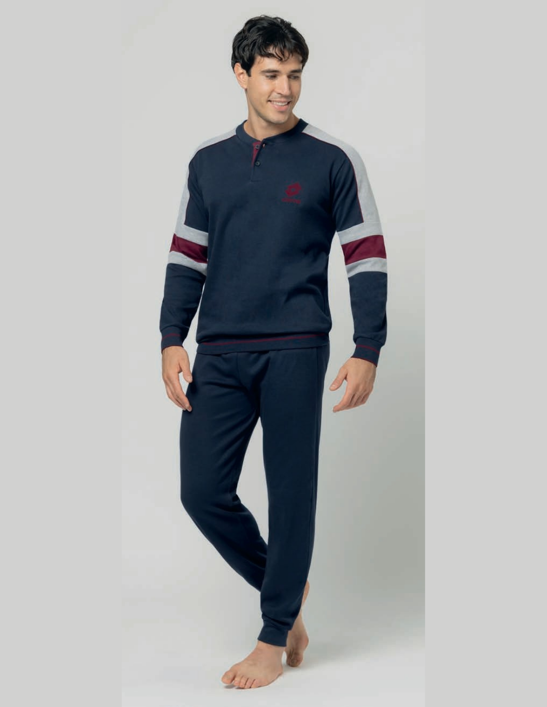 Pigiama da uomo in caldo cotone