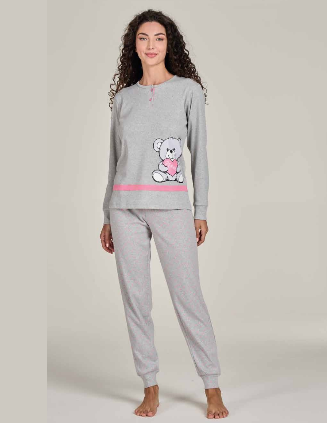 Pigiama da donna in caldo cotone
