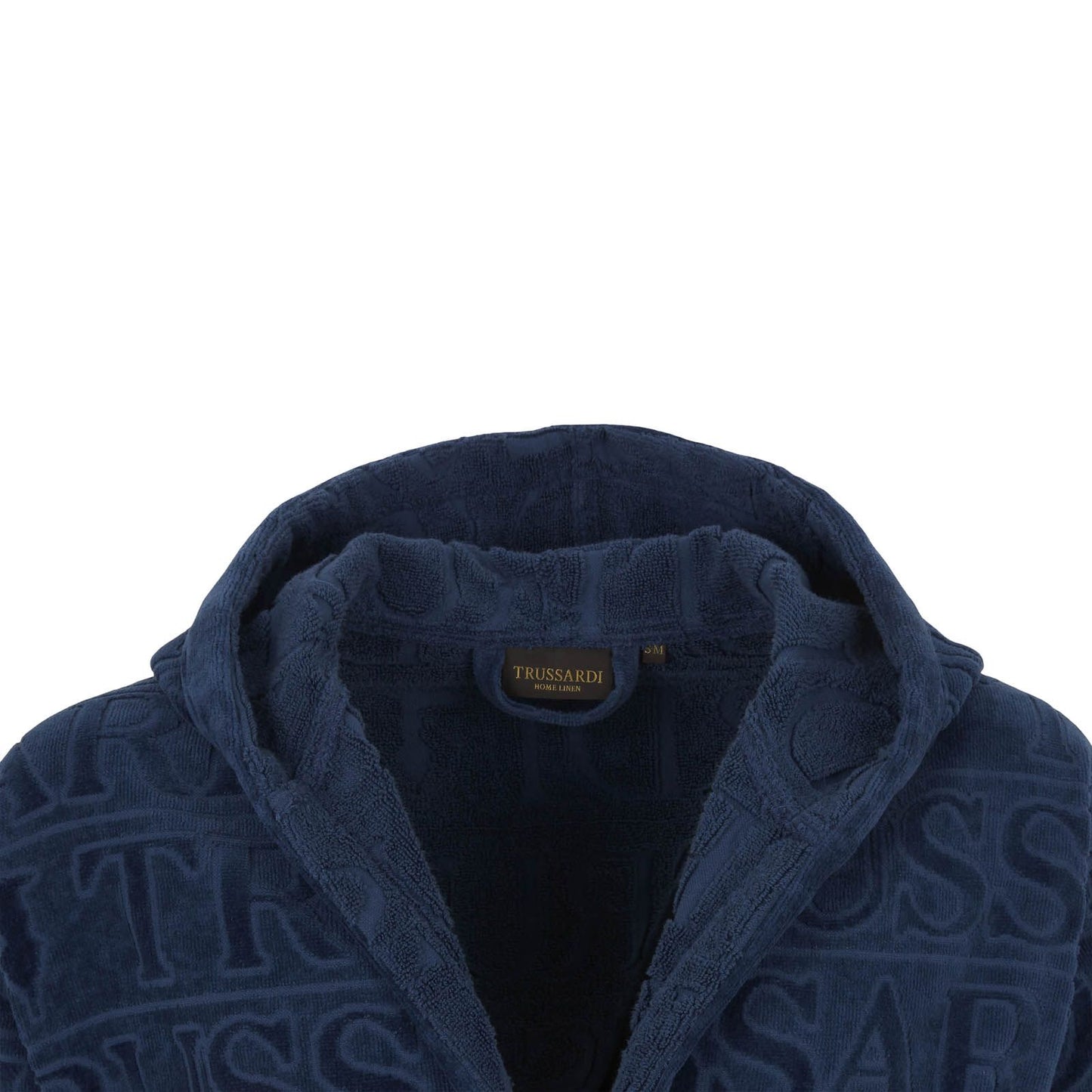 Accappatoio con cappuccio Trussardi in Spugna - Overlogo