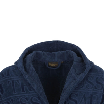 Accappatoio con cappuccio Trussardi in Spugna - Overlogo