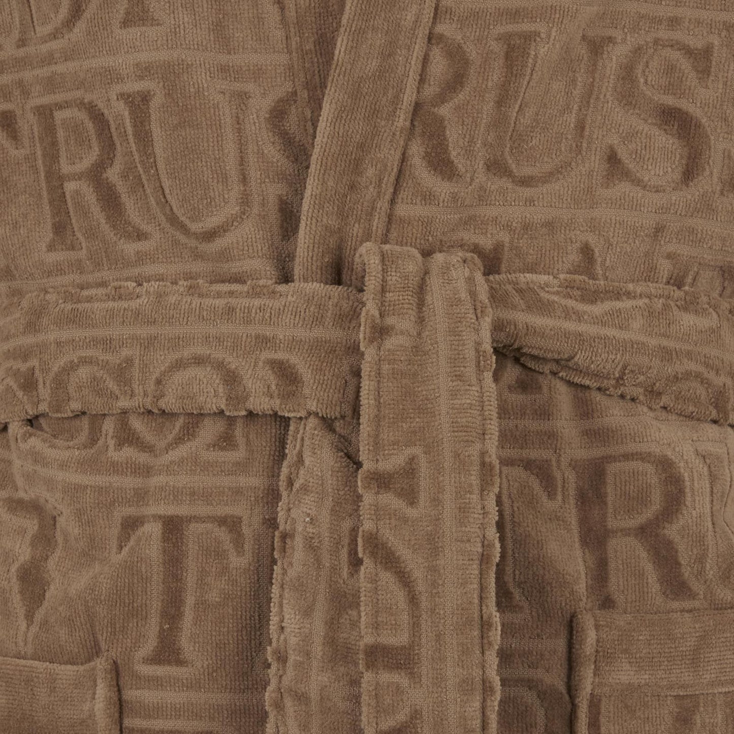 Accappatoio con cappuccio Trussardi in Spugna - Overlogo