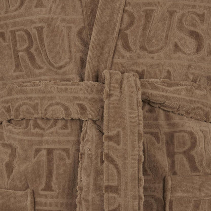 Accappatoio con cappuccio Trussardi in Spugna - Overlogo