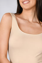 Canotta donna con spalla larga